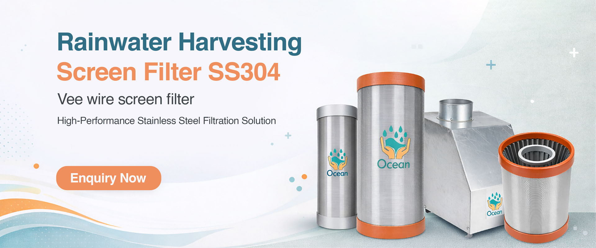 Rainwater Harvesting Screen Vee Wire Filter